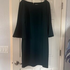 Jessica Howard Peplum Belle Sleeves Cocktail Work Wear Dress